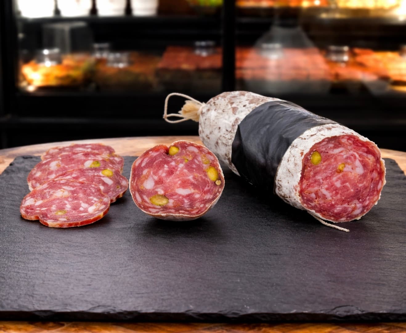 Saucisson aux pistaches