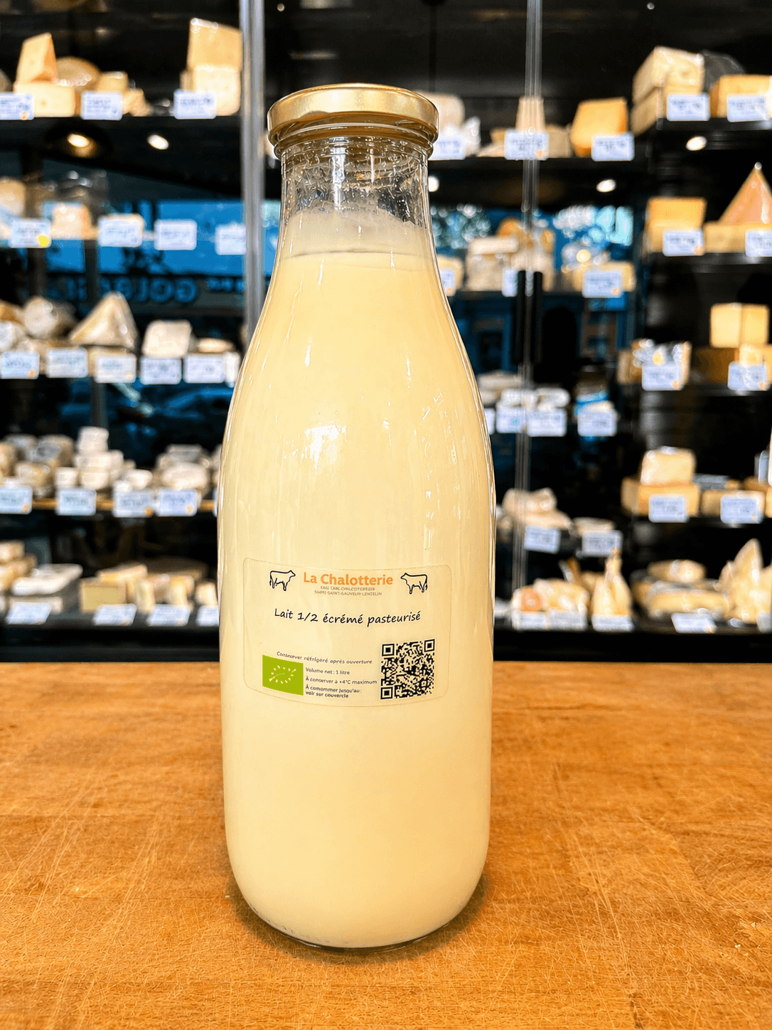 Lait 1/2 écrémé pasteurisé