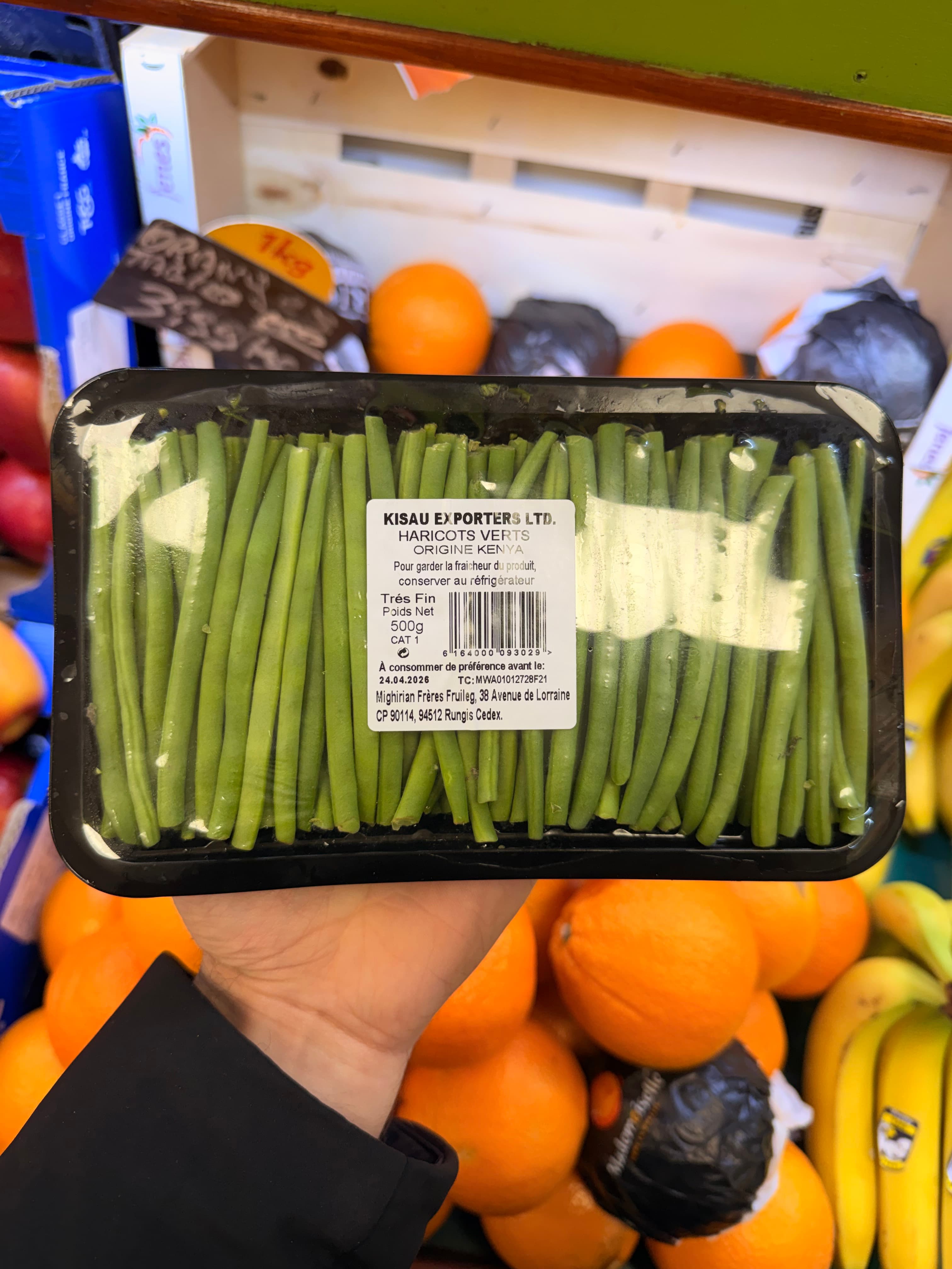 Haricot vert très fin