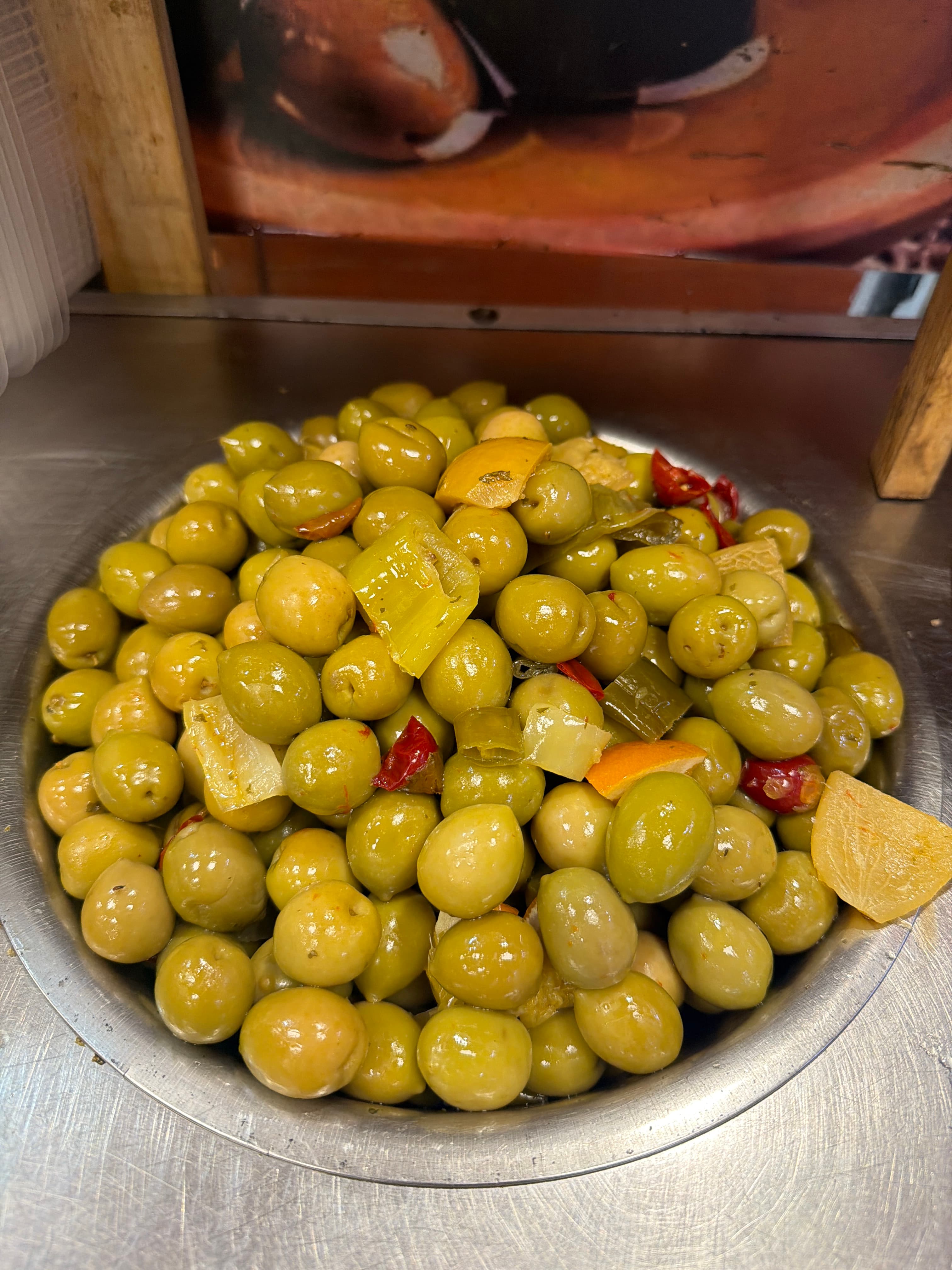 Olive andalouse pimenté