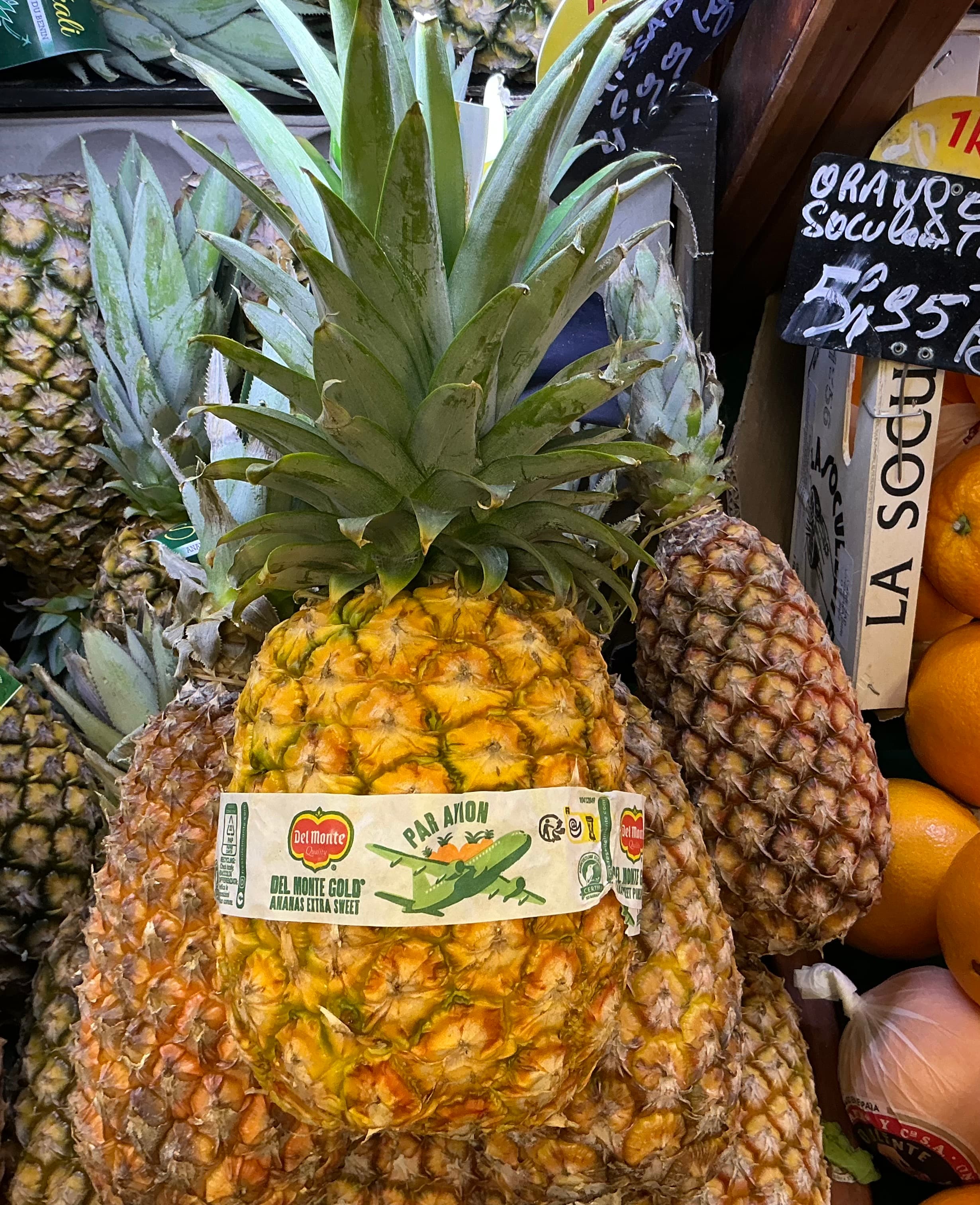 Ananas cueilli mûr extra