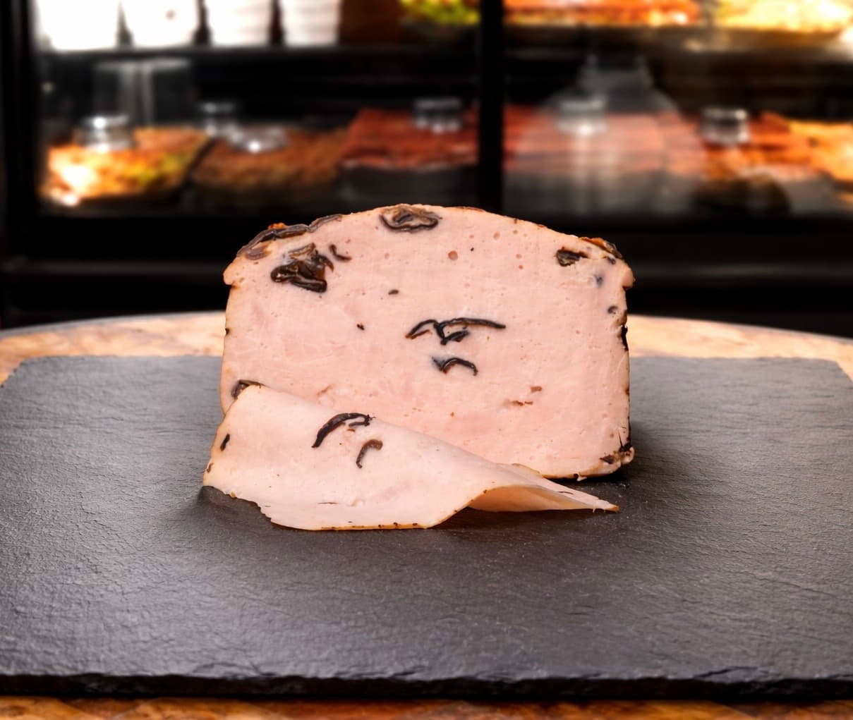 Jambon aux champignons