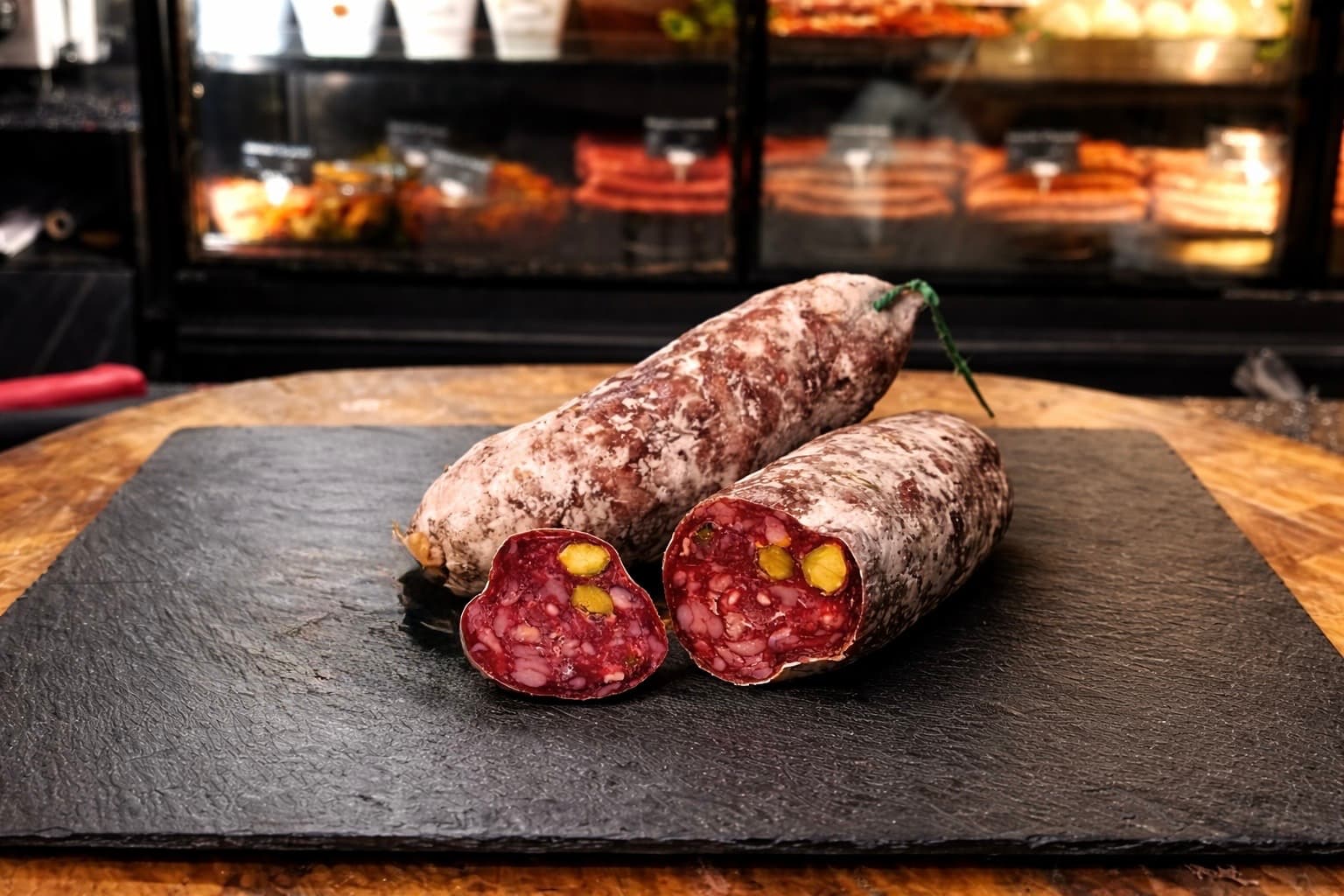 Saucisson de bœuf aux noisettes